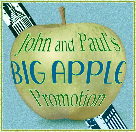 JOHN AND PAUL�S BIG APPLE PROMOTION: This archive features photos from the trip John Lennon and Paul McCartney made to New York City on May 11, 1968, to announce and promote Apple Corps Ltd. There are also a few photos from their Tonight Show appearance (on May 14, 1968) that were taken from the TV screen! (You can also read a backstage account of their appearance on the Tonight Show in the Text Archives!) John and Paul were accompanied by Mal Evans, Derek Taylor, and Neil Aspinall. During this trip, they clearly renounce their affiliation with the Maharishi Mahesh Yogi. Lennon and McCartney stayed at 181 E. 73rd Street while in New York, the residence of Nat Weiss. Enjoy! ~ladyjean